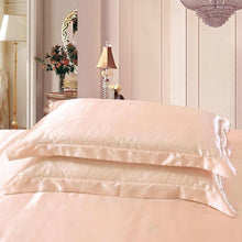 Load image into Gallery viewer, Emulation silk Satin Pillowcase Pillow Case 1Pc Silk Pillow Case 48cmx74cm Various Colors to Choose Standard/Queen
