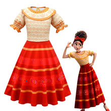 Load image into Gallery viewer, Encanto Girls Dolores Costume Mirabel Isabela Cosplay Dress Toddler Louisa Princess Dress Up Fancy Children Clothes Vestido
