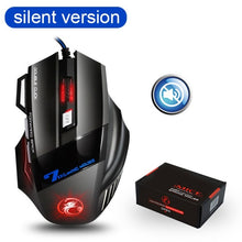 Load image into Gallery viewer, Ergonomic Wired Gaming Mouse LED 5500 DPI USB Computer Mouse Gamer RGB Mice X7 Silent Mause With Backlight Cable For PC Laptop

