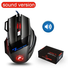 Load image into Gallery viewer, Ergonomic Wired Gaming Mouse LED 5500 DPI USB Computer Mouse Gamer RGB Mice X7 Silent Mause With Backlight Cable For PC Laptop
