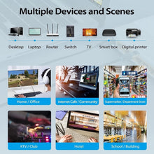 Load image into Gallery viewer, Ethernet Cable CAT8 40Gbps 2000MHz CAT8 Networking Cable RJ45 Patch Cord for Computer Laptop Router Modem PC Cat8 Ethernet Cable
