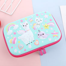 Load image into Gallery viewer, Pencil case unicorn girl cute school supplies High capacity
