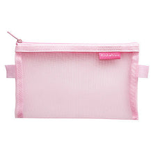 Load image into Gallery viewer, Pencil Case Transparent Mesh School Pencil Bag Capacity Nylon Pen Bag Case For Kid Gift
