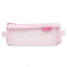 Load image into Gallery viewer, Pencil Case Transparent Mesh School Pencil Bag Capacity Nylon Pen Bag Case For Kid Gift
