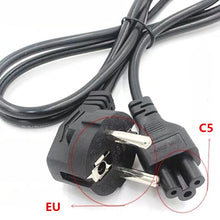 Load image into Gallery viewer, AC Power Cord  C5 Power Extension Cable 1.2m 1.5m Power Cable For Notebook Laptop PC Computer Monitor
