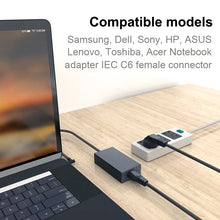 Load image into Gallery viewer, Power Extension Cord Euro IEC C5 Power Cable 0.3m 0.5m 1.2m 1.5m 2m 3m Laptop Power Supply Cable For Power Supply Computer TV
