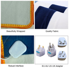 Load image into Gallery viewer, Euro Electric Blanket Heated Double Thermal Blanket 150 180cm Adjustable Electric Warmer Electric Heating Blanket Dropshipping
