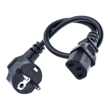 Load image into Gallery viewer, Euro Plug Cable IEC C13 Computer Power Cable Extension Cord 0.3m 1m 1.5m 2.5m EU Power Cable For Monitor PSU Antminer Printer
