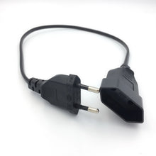 Load image into Gallery viewer, 2Prong Male to Female Power Extension Cord VDE Certificated Copper Cable 0.5m 1m 2m 3m 4m 5m
