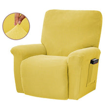 Load image into Gallery viewer, European Style Recliner Stretch Sofa Cover Charcoal Thickened Fleece Recliner Protection Pad Non-slip Furniture Cover
