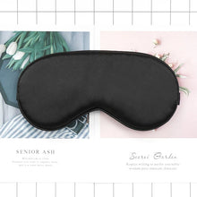 Load image into Gallery viewer, 1pcs Eye Cover Imitated Silk Sleep Eye Mask Sleeping Padded Shade Patch Eyemask Blindfolds Women Men Travel Relax Rest
