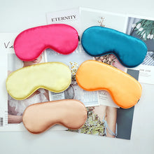 Load image into Gallery viewer, 1pcs Eye Cover Imitated Silk Sleep Eye Mask Sleeping Padded Shade Patch Eyemask Blindfolds Women Men Travel Relax Rest
