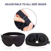 Load image into Gallery viewer, Eye Mask for Sleeping 3D Contoured Cup Blindfold Concave Molded Night Sleep Mask Block Out Light for Women Men
