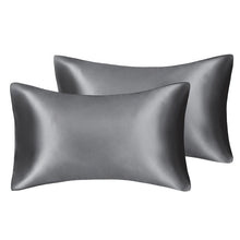Load image into Gallery viewer, Solid  Silky Satin Skin Care Pillowcase Hair Anti Pillow Case Queen King Full Size Pillow Cover For Sleep
