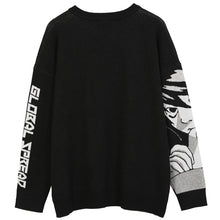 Load image into Gallery viewer, Mens Hip Hop Streetwear Harajuku Sweater Vintage Japanese Style Anime Girl Knitted Cotton Pullover Sweaters Male
