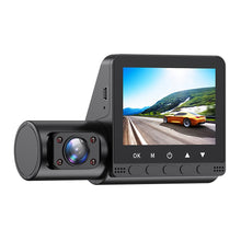 Load image into Gallery viewer, FHD 1080P Dash Cam 3-Lens Car DVR 24H Parking Monitoring Video DashCam 3 Channel Video Recorder Three Way Black Box
