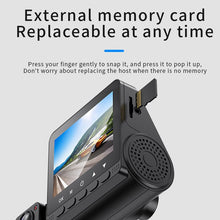 Load image into Gallery viewer, FHD 1080P Dash Cam 3-Lens Car DVR 24H Parking Monitoring Video DashCam 3 Channel Video Recorder Three Way Black Box
