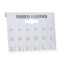 Load image into Gallery viewer, Women's Earrings Set Pearl Earrings For Women Bohemian Fashion Jewelry 2020 Geometric Crystal Heart Stud Earrings
