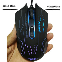 Load image into Gallery viewer, Silent Click USB Wired Gaming Mouse 6 Buttons 3200DPI Mute Optical Computer Mouse Gamer Mice for PC Laptop Notebook Game
