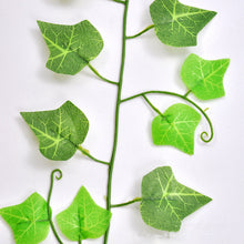 Load image into Gallery viewer, 1 piece 2M Home Decor Artificial Ivy Leaf Garland Plants Vine Fake Foliage Flowers Creeper Green Ivy Wreath
