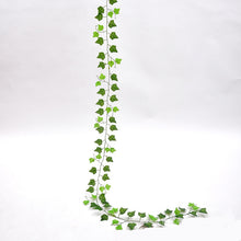 Load image into Gallery viewer, 1 piece 2M Home Decor Artificial Ivy Leaf Garland Plants Vine Fake Foliage Flowers Creeper Green Ivy Wreath
