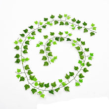 Load image into Gallery viewer, 1 piece 2M Home Decor Artificial Ivy Leaf Garland Plants Vine Fake Foliage Flowers Creeper Green Ivy Wreath
