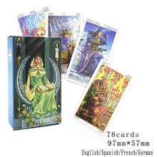 Load image into Gallery viewer, Factory Made High Quality Hot Sell Spanish version rider Tarot Cards for Beginners PDF Guidebook Support Wholesale
