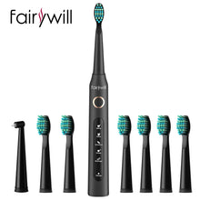 Load image into Gallery viewer, Sonic Electric Toothbrush 5 Modes USB Charger Tooth Brushes Replacement Timer Sonic Toothbrush 8 Brush Heads
