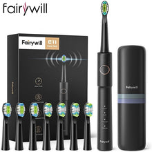 Load image into Gallery viewer, Sonic Electric Toothbrush  Waterproof USB Charge Rechargeable Electric Toothbrush 8 Brush Replacement Heads Adult
