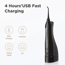 Load image into Gallery viewer, Water Flossers for Teeth 300ML Oral Irrigator Rechargeable Portable Dental 3 Modes Water Tank Waterproof Teeth Cleaner
