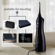 Load image into Gallery viewer, Water Flossers for Teeth 300ML Oral Irrigator Rechargeable Portable Dental 3 Modes Water Tank Waterproof Teeth Cleaner

