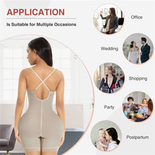 Load image into Gallery viewer, Fajas Colombianas Waist Trainer Body Shaper Deep V Neck Backless Sexy Bodysuit Shapewear Push Up Butt Lifter Slimming Underwear
