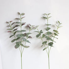 Load image into Gallery viewer, 8pcs Fake Flowers Plant Nordic Style Eucalyptus Artificial Plants Wedding Silk Flower Bunch for Home Hotel Party Living Room Decor
