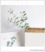 Load image into Gallery viewer, 8pcs Fake Flowers Plant Nordic Style Eucalyptus Artificial Plants Wedding Silk Flower Bunch for Home Hotel Party Living Room Decor
