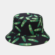 Load image into Gallery viewer, Fashion Cartoon Printed Cute Bucket Hat Summer Reversible Fishermant Hat For Women Men Street Hip Hop Fishing Cap Gorro
