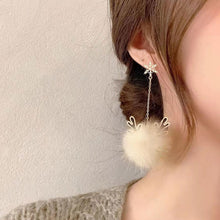 Load image into Gallery viewer, Fashion Hair Ball Earrings Snowflake Antler Type Autumn Winter Christmas Gift Ear Jewelry For Women Girls
