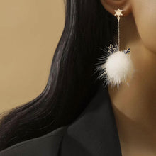 Load image into Gallery viewer, Fashion Hair Ball Earrings Snowflake Antler Type Autumn Winter Christmas Gift Ear Jewelry For Women Girls
