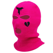 Load image into Gallery viewer, Fashion Neon Balaclava Three-hole Ski Mask Tactical Mask Full Face Mask Winter Hat Party Mask Limited Embroidery bone masculino
