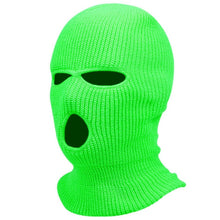 Load image into Gallery viewer, Fashion Neon Balaclava Three-hole Ski Mask Tactical Mask Full Face Mask Winter Hat Party Mask Limited Embroidery bone masculino
