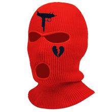 Load image into Gallery viewer, Fashion Neon Balaclava Three-hole Ski Mask Tactical Mask Full Face Mask Winter Hat Party Mask Limited Embroidery bone masculino
