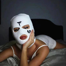 Load image into Gallery viewer, Fashion Neon Balaclava Three-hole Ski Mask Tactical Mask Full Face Mask Winter Hat Party Mask Limited Embroidery bone masculino
