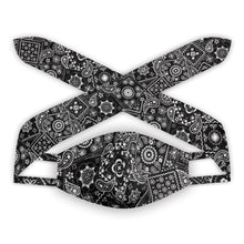 Load image into Gallery viewer, Fashion Print Plaid Headband Dust-Proof Mask Women Multi Purpose Cute Hair Band Accessories Headwear
