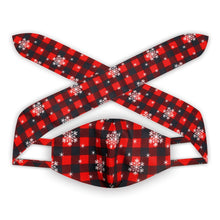 Load image into Gallery viewer, Fashion Print Plaid Headband Dust-Proof Mask Women Multi Purpose Cute Hair Band Accessories Headwear

