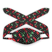 Load image into Gallery viewer, Fashion Print Plaid Headband Dust-Proof Mask Women Multi Purpose Cute Hair Band Accessories Headwear
