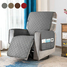 Load image into Gallery viewer, Recliner Chair Slipcover Mat Pet Sofa Protective Covers Anti Slip Washable Sofa Couch Cover Side Pocket Armchair Throw Mat
