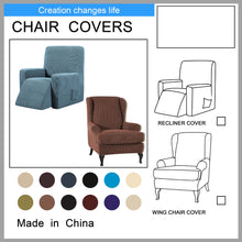 Load image into Gallery viewer, Armchair Soft Chair Covers Furniture Protector Non-slip Recliner Protector Elastic All-inclusive Massage Sofa Cover
