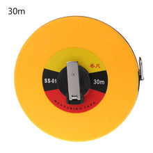 Load image into Gallery viewer, Fiber Measuring Tape 10/30m Hand-held Disc Flexible Ruler Wind Up Measure
