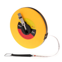 Load image into Gallery viewer, Fiber Measuring Tape 10/30m Hand-held Disc Flexible Ruler Wind Up Measure
