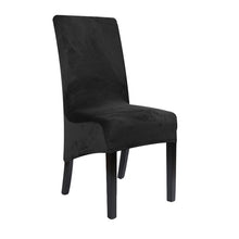 Load image into Gallery viewer, Velvet Extra Large Dining Chair Cover XL Size Slipcover for Chairs Long Back Kitchen Chair Covers Elastic Stretch
