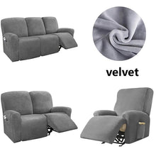 Load image into Gallery viewer, Recliner Cover Split Design Stretch Lazy Boy Chair Cover Lounger Seater Sofa Slipcover Armchair Covers
